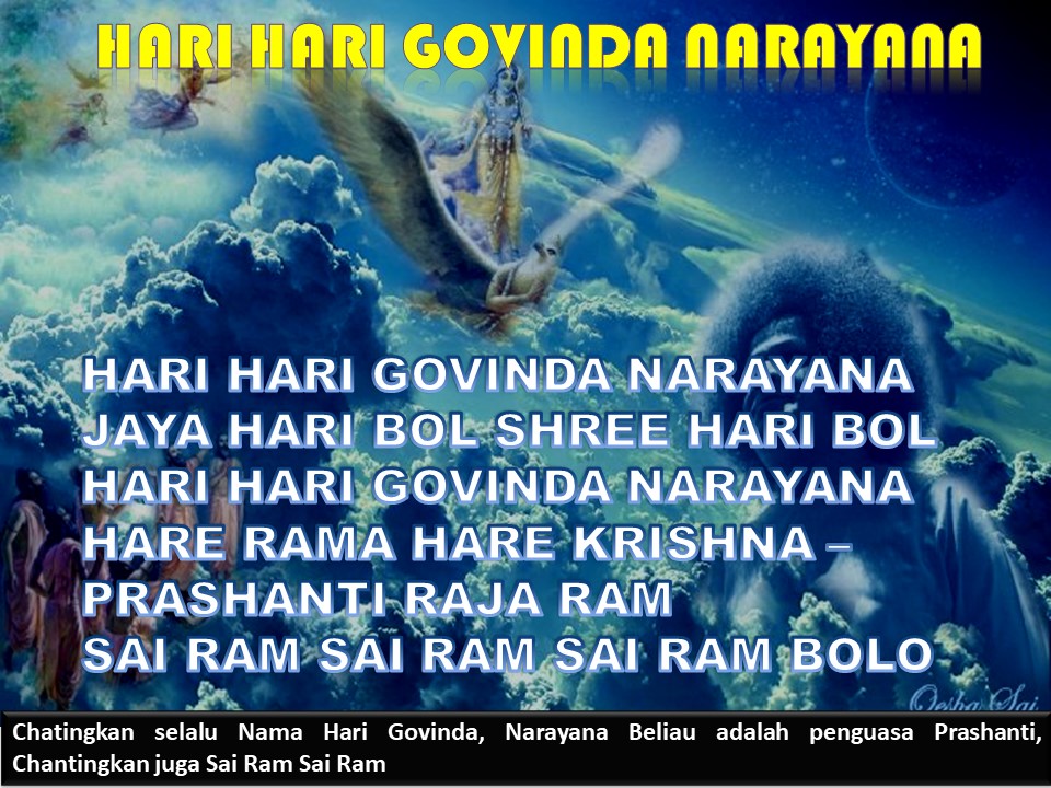 Hari Hari Govinda Narayana Sai Study Group Indonesia